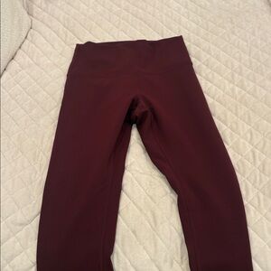lululemon athletica Deep Burgundy Leggings